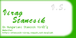 virag stancsik business card